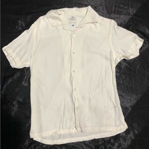Cactus White Casual Button Down Shirt
